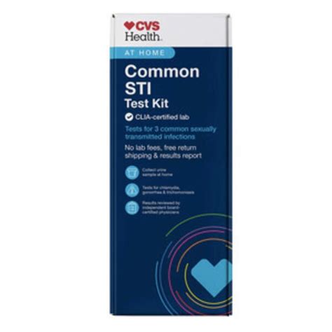 CVS Health Common STI Test Kit, 1 CT (FSA Eligible) - CVS Pharmacy