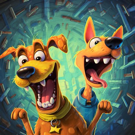 Premium AI Image | illustration of catdog cartoon Nickelodeon