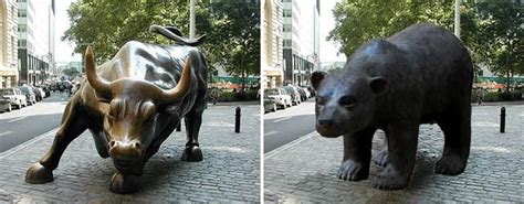 Wall Street /The Bear and the Bull | Bull, Bear, Wall street