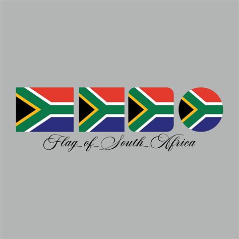 flag of south africa nation design artwork 21854216 Vector Art at Vecteezy