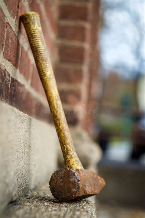 Small Sledge Hammer stock photo. Image of hitter, dirty - 134851098