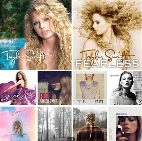 How Many Albums Did Taylor Swift Released - Image to u