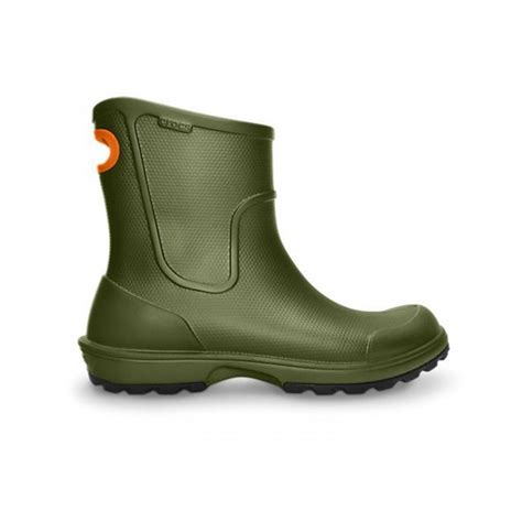 Crocs Crocs Wellie Rain Army Green (U2) Mens Boots - Crocs from Pure ...