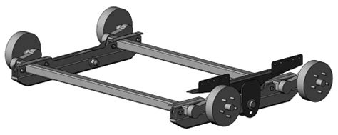 Tandem Torsion Axles Suspension Design w/ True Load Sharing