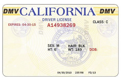 Template driver license california for photoshop - hotelsmaz