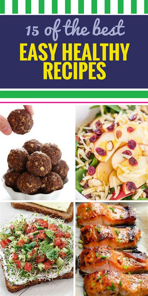 15 Easy Healthy Recipes - My Life and Kids