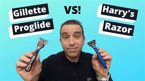 Gillette Fusion Proglide Power Men's Razor Vs Harry's Men's Razor ...