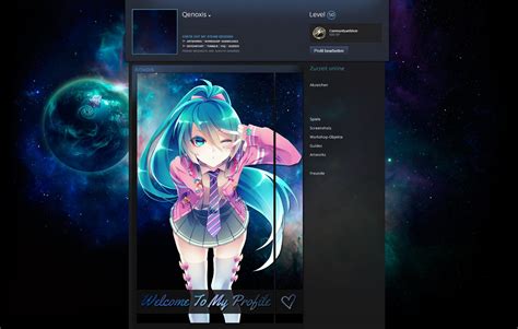 Steam Artwork Design - Space Girl | Steam artwork, Long artwork ...