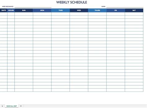 Free Shift Schedule Template - PRINTABLE TEMPLATES