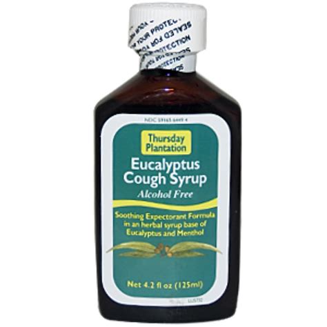 Nature's Plus, Thursday Plantation, Eucalyptus Cough Syrup, Alcohol ...