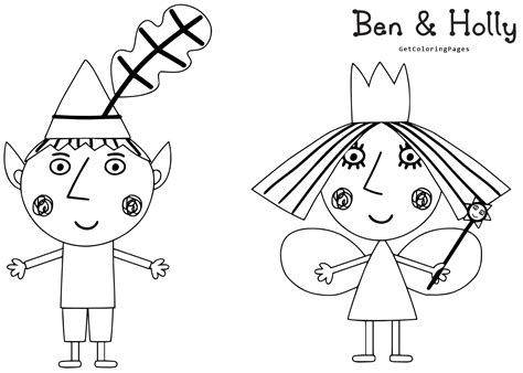 Ben And Holly Coloring Pages at GetDrawings | Free download