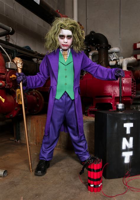 Deluxe Joker Costume For Boys | Joker Halloween Costume - $44.99 - $89.99