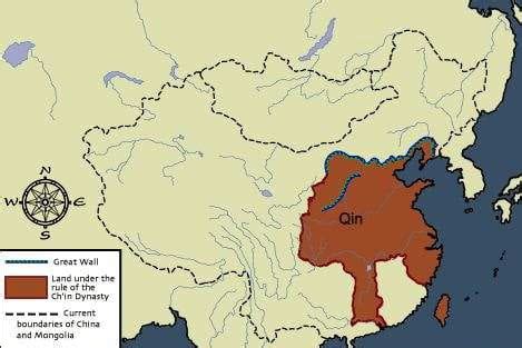 Qin Empire Map