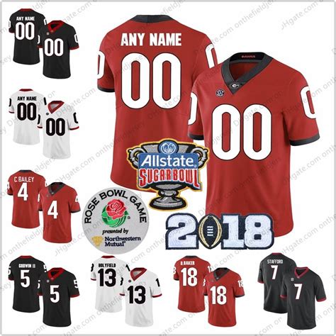 Wholesale Best Use Custom Georgia Bulldogs Football Jersey Any Name ...