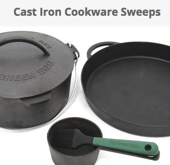 Big Green Egg Cast Iron Cookware Sweepstakes