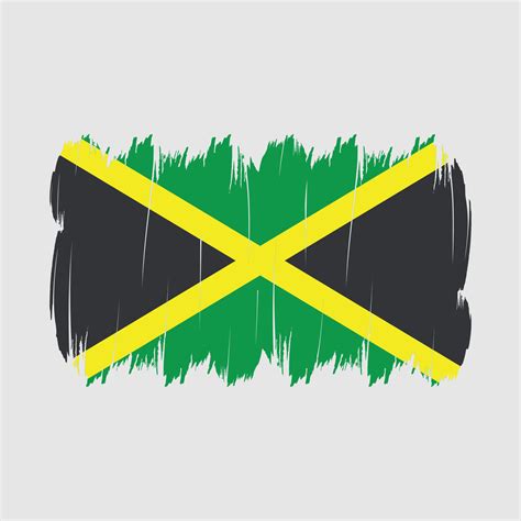 Jamaica Flag Brush 17347464 Vector Art at Vecteezy