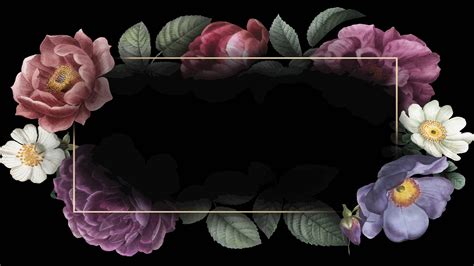 Flower Border Ppt Template | Best Flower Site