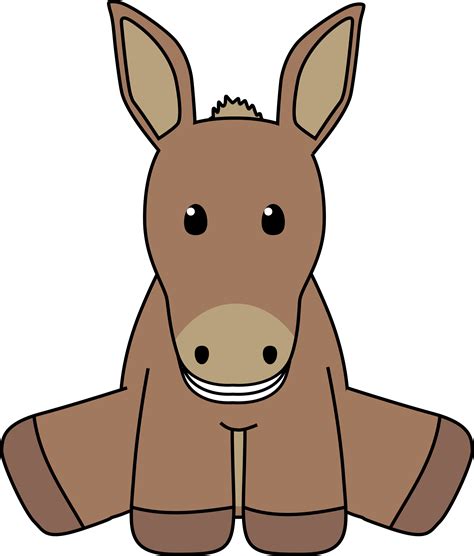 Smiling Happy Donkey Clipart Classroom Clip Art | The Best Porn Website