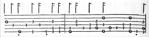 Excerpt of lute tablature in French style. | Download Scientific Diagram