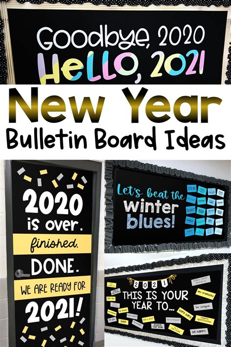 New year bulletin board ideas – Artofit