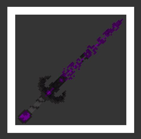 Custom 3D Sword Design "Sword of Ender" Minecraft Texture Pack