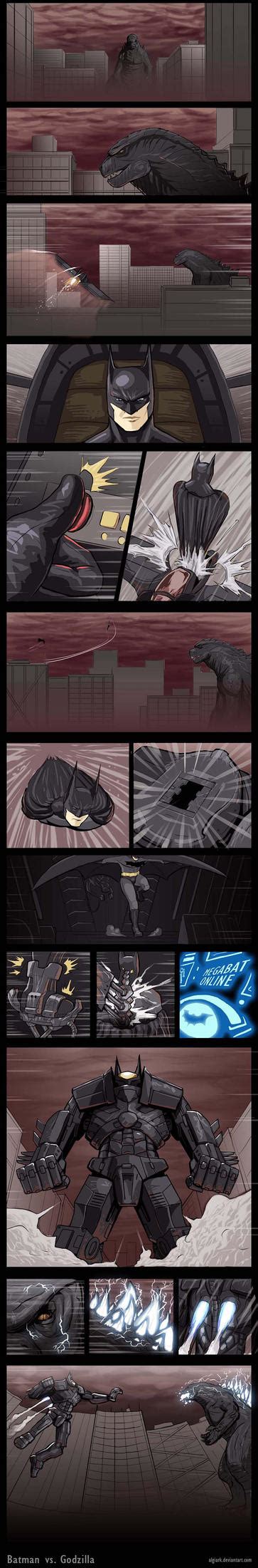 Batman vs. Godzilla by Algiark on DeviantArt