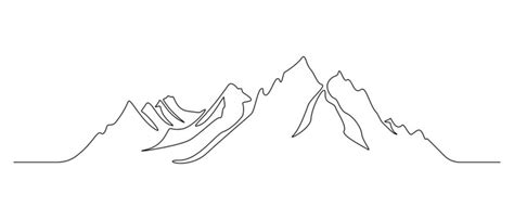 Mountain Line Drawing Images – Browse 184,878 Stock Photos, Vectors ...