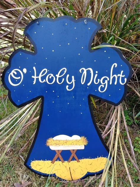 Christmas cross | Christmas cross, Christmas crafts, Painted wooden crosses