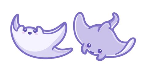 Cute Stingray cursors – Custom Cursor | Cute drawings, Cute, Cute ...