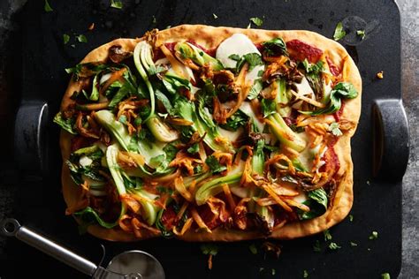 Spicy Kimchi Korean Pizza Recipe - Pizza Recipes - Muir Glen