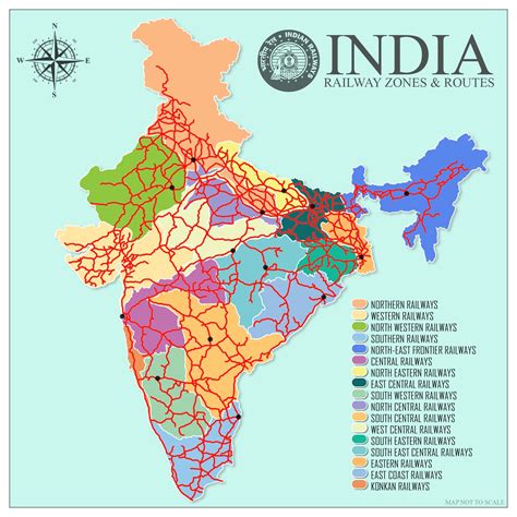 Latest Indian Railway Map - Image to u