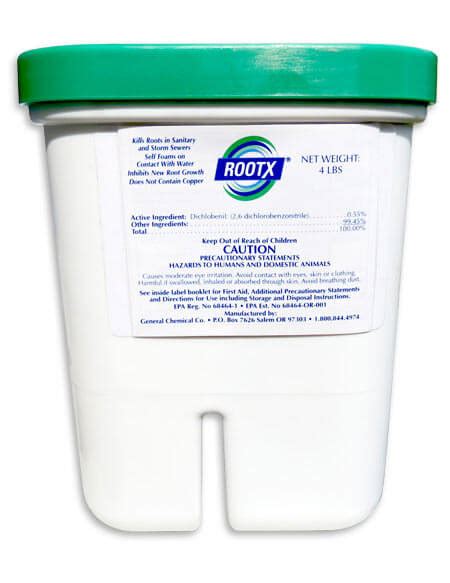 RootX 4lb Foaming Root Killer 1 Time Delivery | RootX