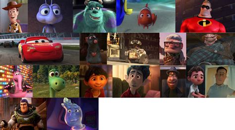 Pixar Male Protagonists by GeoNonnyJenny on DeviantArt