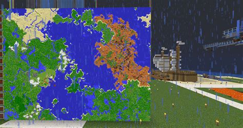 My world has this massive mesa biome so decided I maped it : r/Minecraft