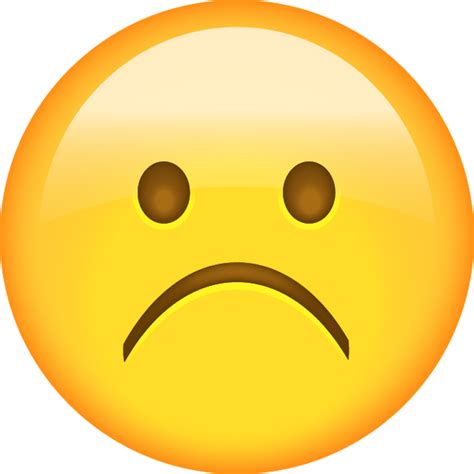 Sad Face Emoji PNG Photo - PNG Mart