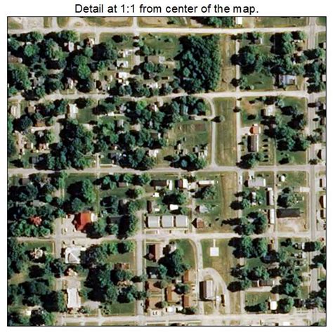 Aerial Photography Map of La Plata, MO Missouri