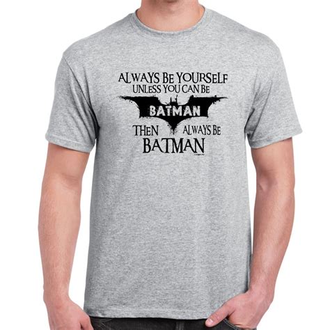 Mens Funny Sayings Slogans T Shirts-Always Be Batman tshirt