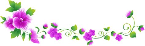 Flower Clip art - flower line png download - 5361*1722 - Free ...