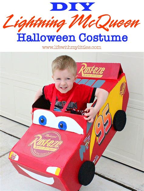 DIY Lightning McQueen Costume - Life With My Littles