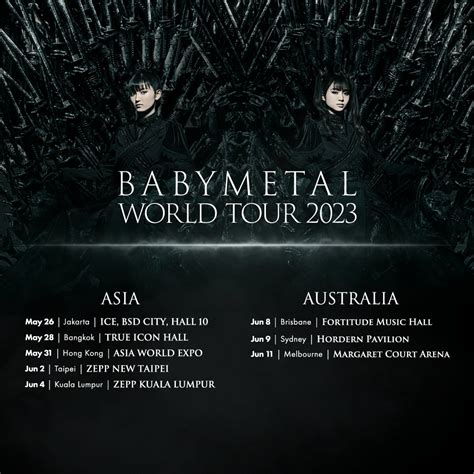 BABYMETAL WORLD TOUR 2023 Live in Hong Kong | Concert