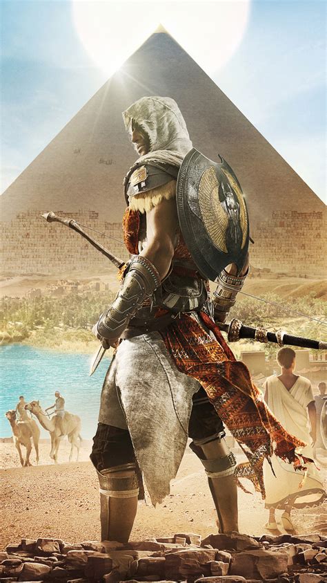 750x1334 Assassins Creed Origins Bayek 4k iPhone 6, iPhone 6S, iPhone 7 ...