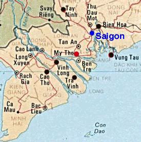 My Tho Vietnam Map | Cities And Towns Map