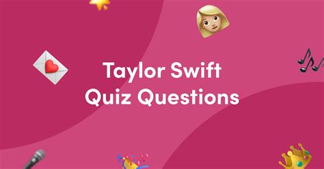 50 Taylor Swift Quiz Questions and Answers - Kwizzbit