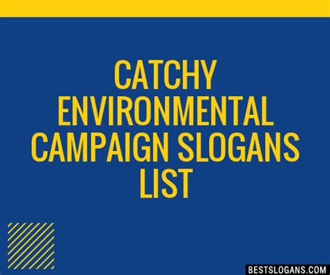 100+ Catchy Environmental Campaign Slogans 2024 + Generator - Phrases ...