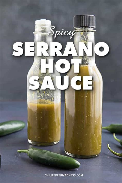 icy Serrano Hot Sauce Recipe - This hot sauce recipe uses serrano ...