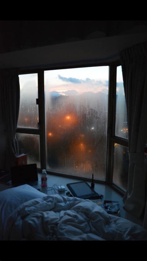 Rainy aesthetic Window View, Window Seat, Window Panes, Window Ledge ...