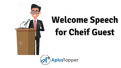 Welcome Speech for Chief Guest | Best Welcome Speech for Chief Guest in ...