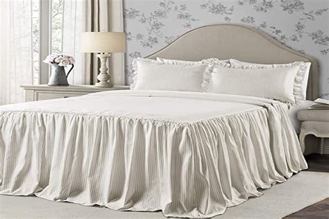 Plisse Bedspread; Lightweight Crinkled Fabric 100% Polyester Made ...