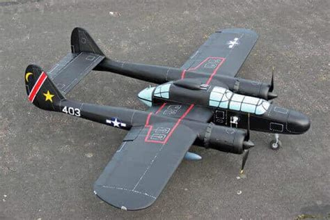 Northrop P-61 Black Widow | Chris Golds | RC Model | Scale plan