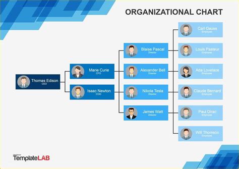 Org Chart Free Templates Excel Of 40 organizational Chart Templates ...